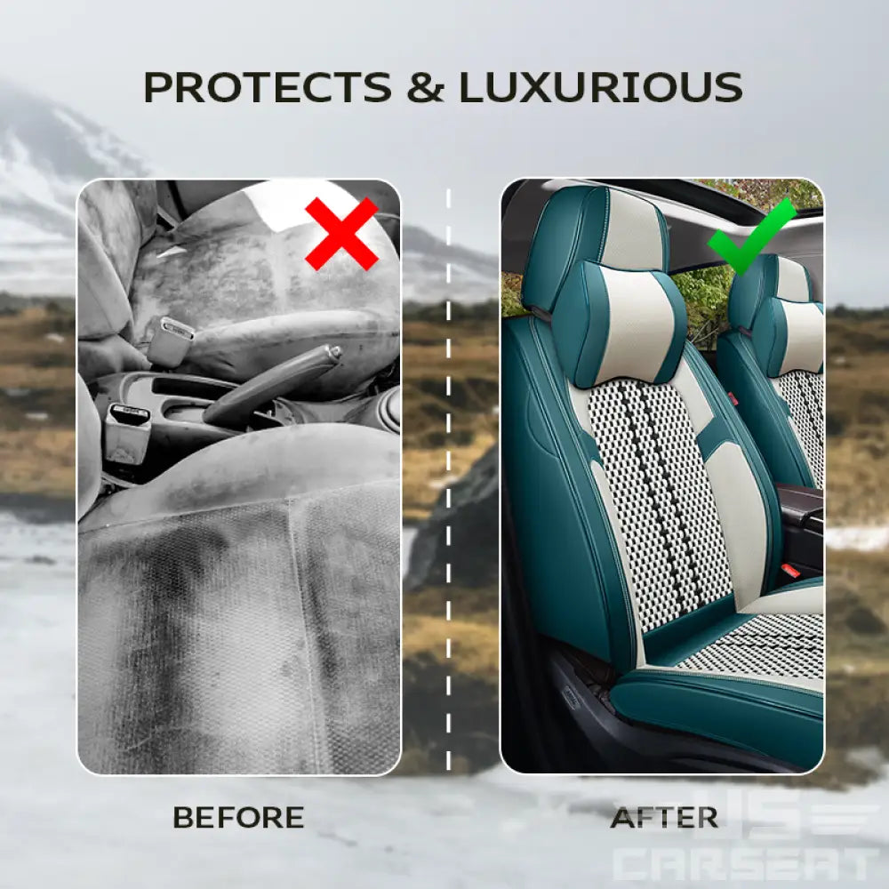 2026 US Nox Full Set Universal Breathable Waterproof Vehicle Leather Cover for Cars, SUV