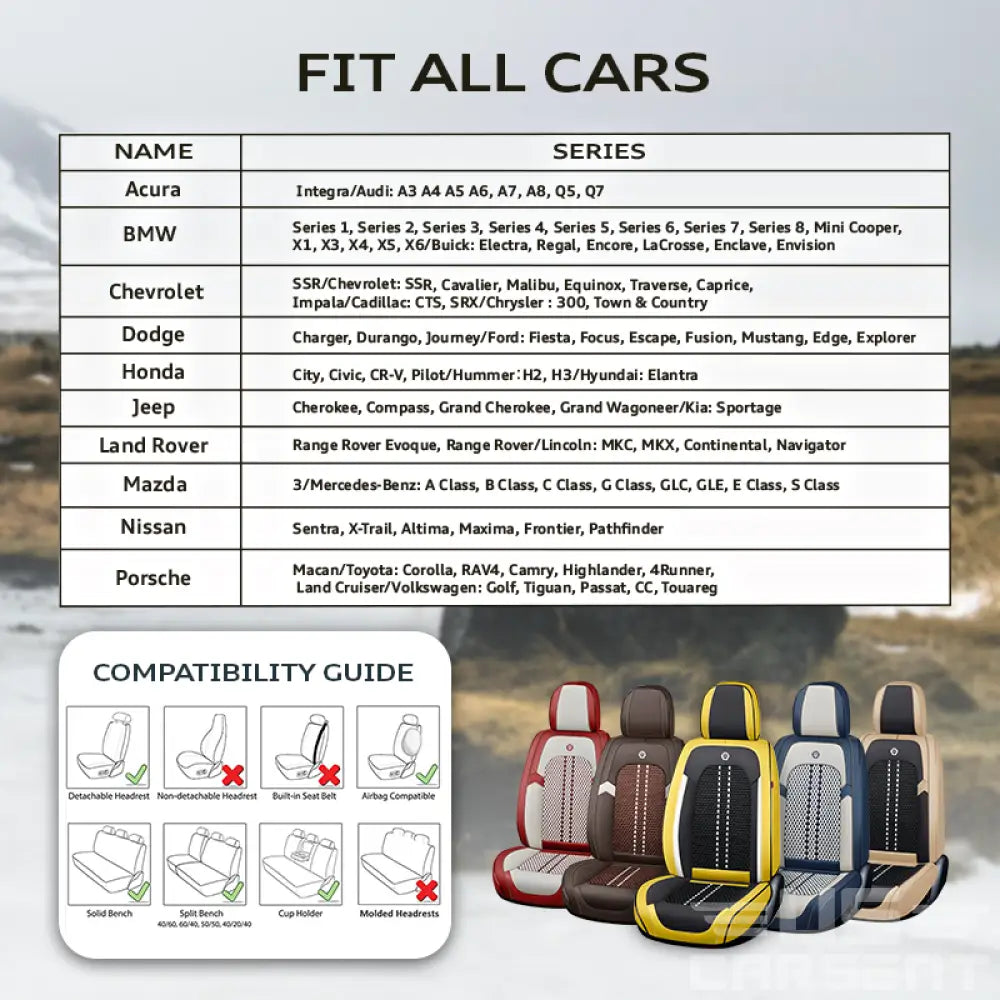 2026 US Nox Full Set Universal Breathable Waterproof Vehicle Leather Cover for Cars, SUV